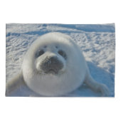 Kutest Baby Animals | Baby zegel Kussensloop (Achterkant)