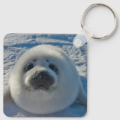 Kutest Baby Animals | Baby zegel Sleutelhanger (Achterkant)