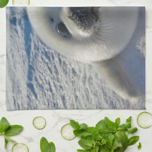 Kutest Baby Animals | Baby zegel Theedoek (Gevouwen)