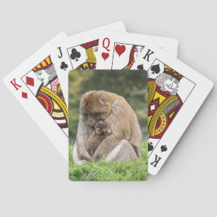 Kutest Baby Animals   Barbary Macaque Pokerkaarten