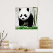 Kutest Baby Animals | Beer Baby Panda Poster (Keuken)