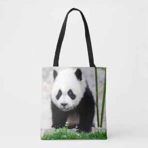 Kutest Baby Animals Beer Baby Panda Tote Bag