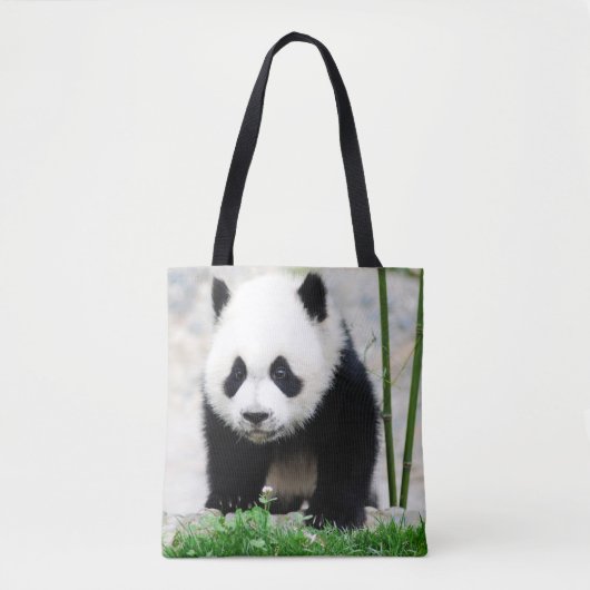 Kutest Baby Animals | Beer Baby Panda Tote Bag (Voorkant)