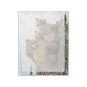 Kutest Baby Animals | Beer en kubussen Notitieblok (Linkerzijde)