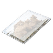 Kutest Baby Animals | Beer en kubussen Notitieblok (Schuin)