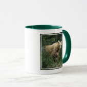 Kutest Baby Animals | Beer Mama Beer en haar kubus Mok (Voorkant rechts)