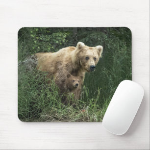 Kutest Baby Animals Beer Mama Beer en haar kubus Muismat