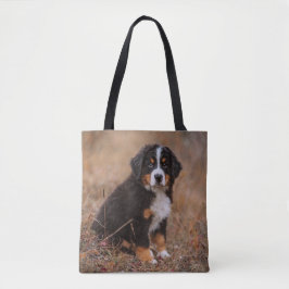 Kutest Baby Animals | Bernese Mountain Dog Tote Bag