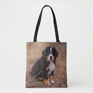 Kutest Baby Animals Bernese Mountain Dog Tote Bag