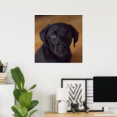 Kutest Baby Animals | Black Labrador Puppy Poster (Thuiskantoor)