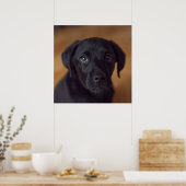 Kutest Baby Animals | Black Labrador Puppy Poster (Keuken)