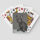 Kutest Baby Animals | Blue French Bulldog Puppy Pokerkaarten (Achterkant)