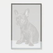 Kutest Baby Animals | Blue French Bulldog Puppy Post-it® Notes (Voorkant)