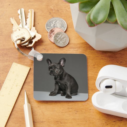 Kutest Baby Animals | Blue French Bulldog Puppy Sleutelhanger (Bureau)