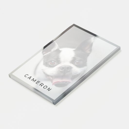 Kutest Baby Animals | Boston Bulldog Smile Post-it® Notes (Schuin)