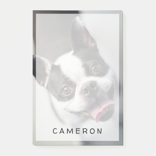 Kutest Baby Animals | Boston Bulldog Smile Post-it® Notes (Voorkant)