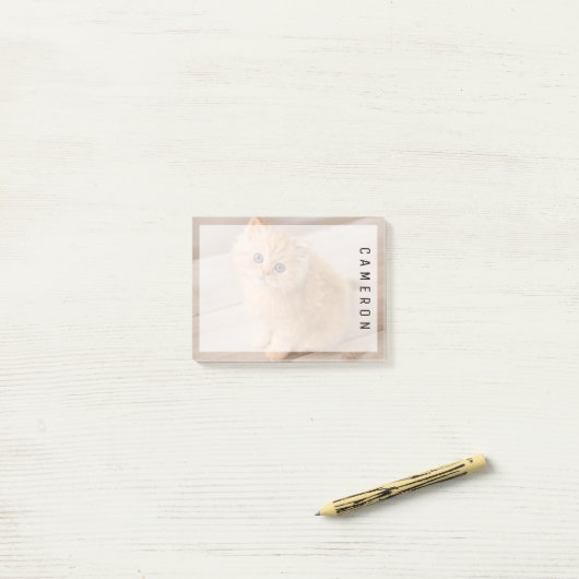 Kutest Baby Animals | British Longhair Kitten Post-it® Notes (Op bureau)