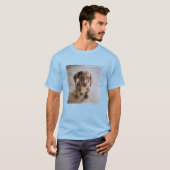 Kutest Baby Animals | Bruin Dachshund Puppy T-shirt (Voorkant volledig)