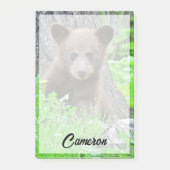 Kutest Baby Animals | Bruine Beer Cub Post-it® Notes (Voorkant)