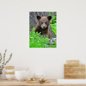 Kutest Baby Animals | Bruine Beer Cub Poster (Keuken)