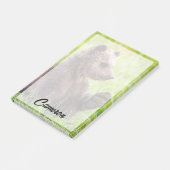 Kutest Baby Animals | Bruine Beer Cub Wave Post-it® Notes (Schuin)