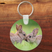 Kutest Baby Animals | Bunny Kiss Sleutelhanger (Voorkant)