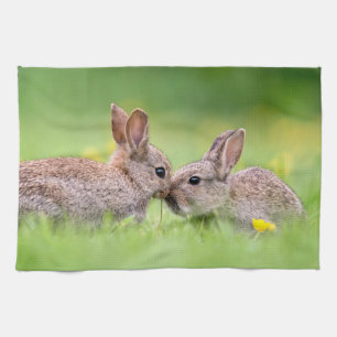 Kutest Baby Animals Bunny Kiss Theedoek
