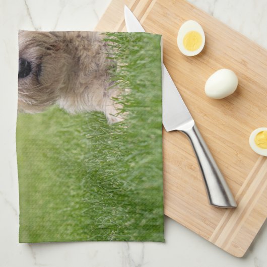 Kutest Baby Animals | Cairn Terrier Dog Theedoek (Quarter Fold)