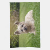 Kutest Baby Animals | Cairn Terrier Dog Theedoek (Verticaal)