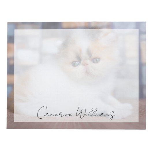 Kutest Baby Animals | Calico Persian Kitten Notitieblok (Voorkant)