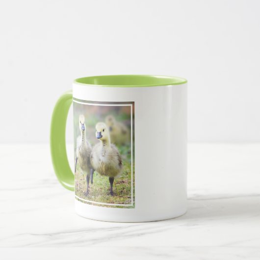 Kutest Baby Animals | Canadese Goose Goslings Mok (Voorkant links)