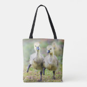 Kutest Baby Animals | Canadese Goose Goslings Tote Bag (Achterkant)