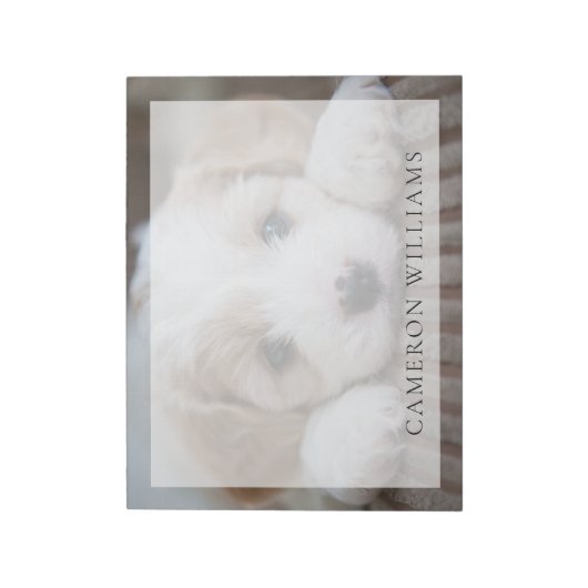 Kutest Baby Animals | Cavashon Puppy Notitieblok (Linkerzijde)