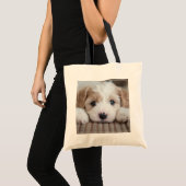Kutest Baby Animals | Cavashon Puppy Tote Bag (Voorkant (product))