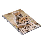 Kutest Baby Animals | Cheetah Cat & Cub Notitieboek (Rechterzijde)