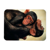 Kutest Baby Animals | Chimpansee Hug Magneet (Horizontaal)