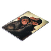 Kutest Baby Animals | Chimpansee Hug Notitieboek (Linkerzijde)