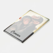 Kutest Baby Animals | Chimpansee Hug Post-it® Notes (Schuin)