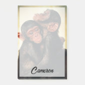 Kutest Baby Animals | Chimpansee Hug Post-it® Notes (Voorkant)