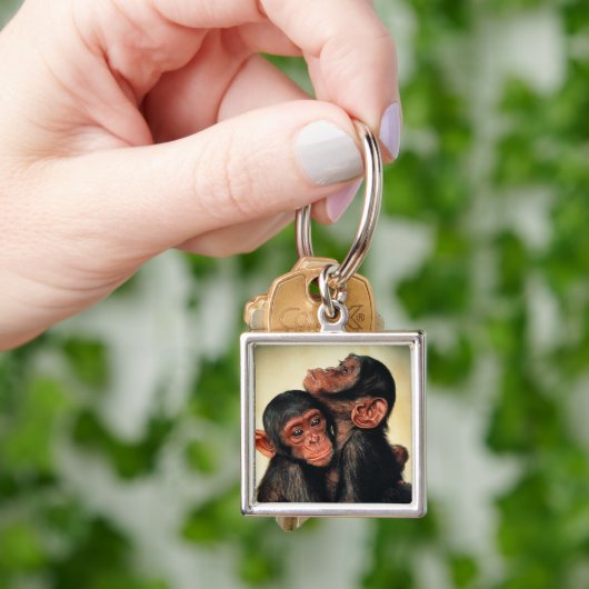 Kutest Baby Animals | Chimpansee Hug Sleutelhanger (Hand)
