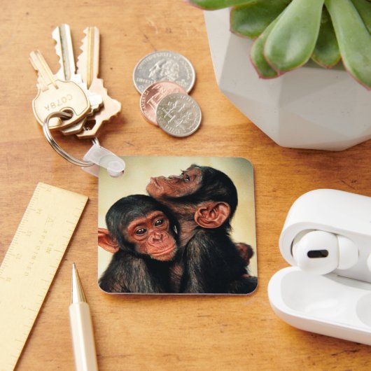 Kutest Baby Animals | Chimpansee Hug Sleutelhanger (Bureau)