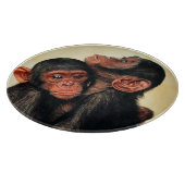 Kutest Baby Animals | Chimpansee Hug Snijplank (Hoek)