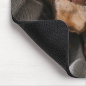 Kutest Baby Animals | Chocolade Dapple Dachshund Muismat (Hoek)