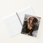 Kutest Baby Animals | Chocolade Dapple Dachshund Notitieboek (Binnen)