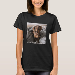 Kutest Baby Animals Chocolade Dapple Dachshund T-shirt