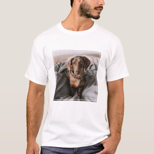 Kutest Baby Animals | Chocolade Dapple Dachshund T-shirt (Voorkant)