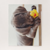 Kutest Baby Animals | Chocolade Labrador Puppy Legpuzzel (Verticaal)