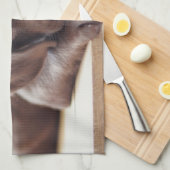 Kutest Baby Animals | Chocolade Labrador Puppy Theedoek (Quarter Fold)