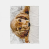 Kutest Baby Animals | Cocker Spaniel Puppy Fleece Deken (Voorkant)