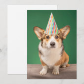 Kutest Baby Animals | Corgi Birthday Puppy Bedankkaart (Voorkant / Achterkant)